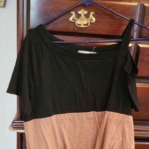 Black Brown & Grey Top